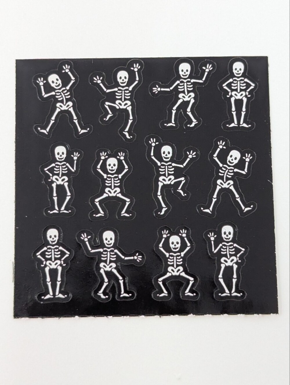Sandylion Stickers Dancing Skeleton Vintage
